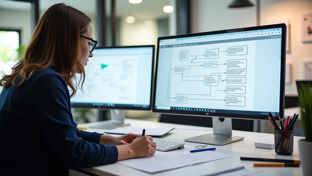 Designérský tým pracující na vícekrokovém průvodci